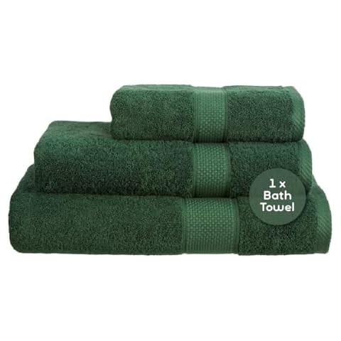 Linens Limited Forest Green Turkish Cotton Bath Towel Cover