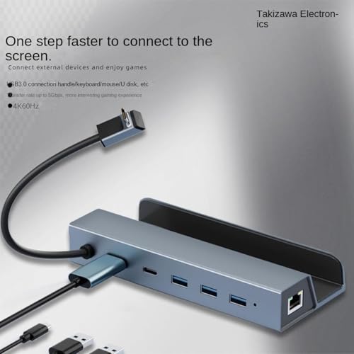 Adaptateur avec design multiport pour console de jeu portable et écran - 6