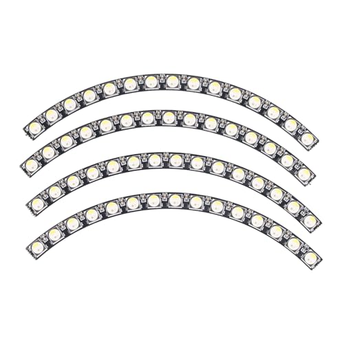 Anillo de luz LED RGB de 60 bits con chip SK6812 y controladores para proyectos de iluminación 1
