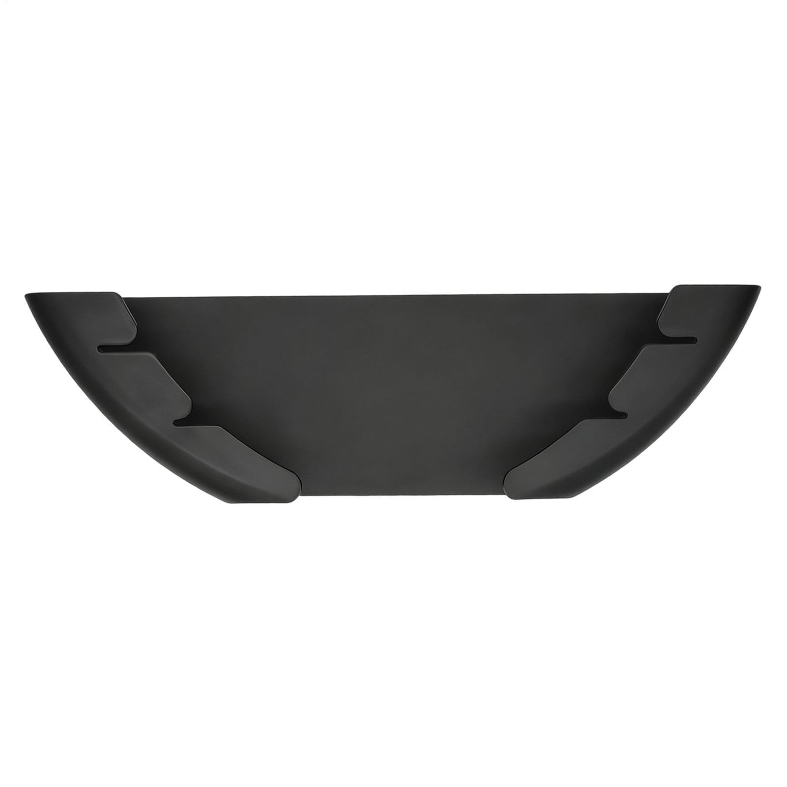 Topfdeckelhalter Selbstklebend Wandmontage Abnehmbar Platzsparend | Küchen Topfdeckel Halter Rack Für Zuhause Schranktür Speisekammer Restaurant Bauernhaus Innenbereich Gewerbe (Schwarz)