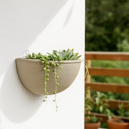 Vaso Grande Parede Cuia Polietileno P/plantas Jardim Varanda Casa...