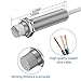 QKVJULBN 1pcs M12 Capacitive Proximity Sensor 3-Wire DC 10-30V NPN PNP IP65 Flush Non-Flush Industrial Non-Contact Switch(5MM DC3-wire NPN NO)
