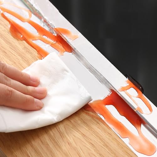 Image of Haofy and Oil Self Adhesive Caulk Tape with High Temperature Resistance, Easy Installation for Kitchen, Sink, Bathroom