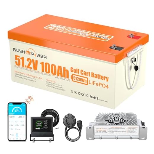 48V 100Ah LiFePO4 Lithium Battery for Golf Cart