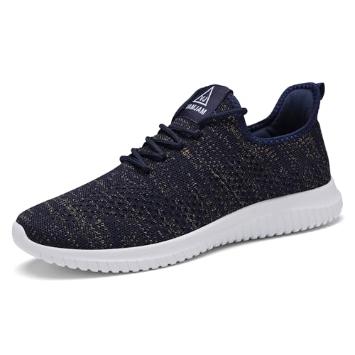Image of VAMJAM Men's Running Shoes Ultra Lightweight Breathable Walking Shoes Non Slip Athletic Fashion Sneakers Mesh Workout Casual Sports Shoes