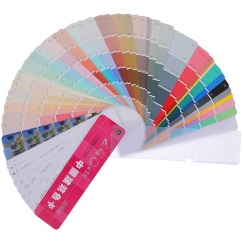 Gadpiparty Paint Standard Sample Card 258 Colors Paint Sample Cards