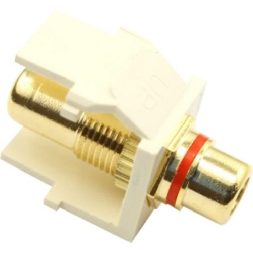 Amazon.com: Leviton 40830-BAR Quickport RCA Gold-Plated Connector