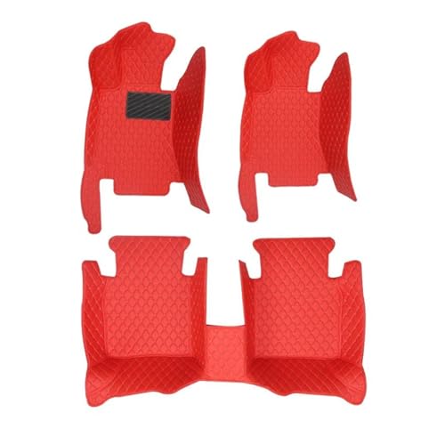 Tapis de sol 5D pour MG ZS 2021-2024 sur mesure rouge