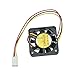 5 szt. 3-pinowy 4 cm wentylator chłodzący procesora komputera PC 4 cm 40 x 40 x 10 mm DC 12 V