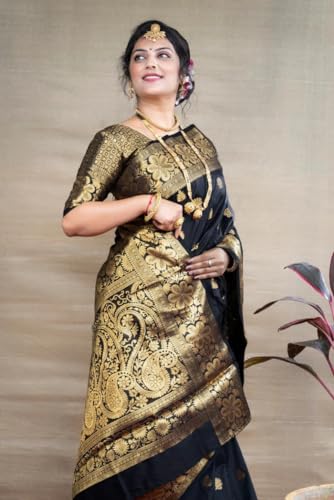 Image of GRECIILOOKS Saree | Women Saree | Saree for women latest design | Saree | Saree for Women | Silk Saree | Banarasi Saree