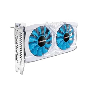 SRhonyra Placa de vídeo GeForce GTX 1660 Super 6 GB GDDR6 192 Bit PCI-e 3.0 x16 4 monitores suporta DirectX 12 OpenGL4.5 HDMI e 3*DisplayPort 1.4a