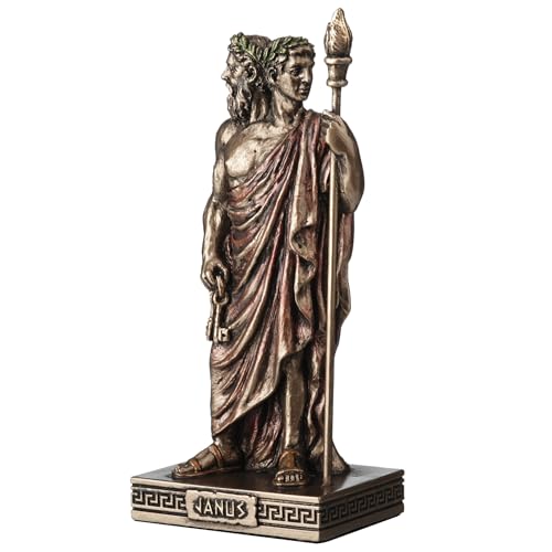Estatua miniatura de Janus dios romano 3.5 pulgadas miniatura 3