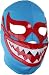 Deportes Martinez Mil Mascaras Tiburon Lycra Lucha Libre Luchador Wrestling Masks Adult Size Blue