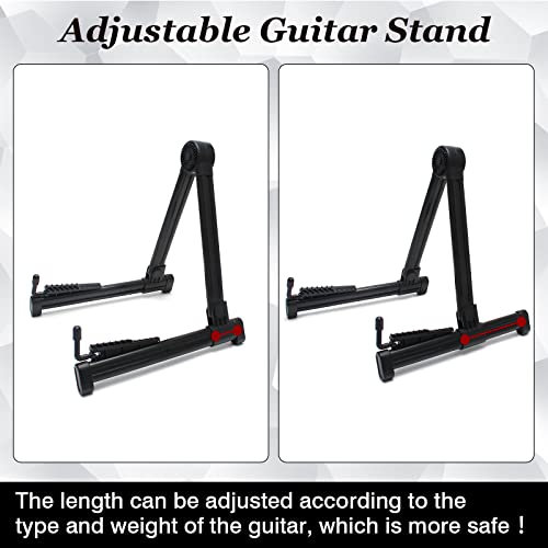 Support Pliable pour Guitare Support de Guitare Portable Stand de Guitare Universel Classique avec Médiators et Sac de… - Les Beatles, Paul McCartney, John Lennon, RIngo Starr, George Harrison Support Pliable pour Guitare Support de Guitare Portable Stand de Guitare Universel Classique avec Médiators et Sac de… – Image 5