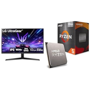 Kit Monitor LG UltraGear 27" 180Hz IPS Full HD + AMD Ryzen 5 5600GT