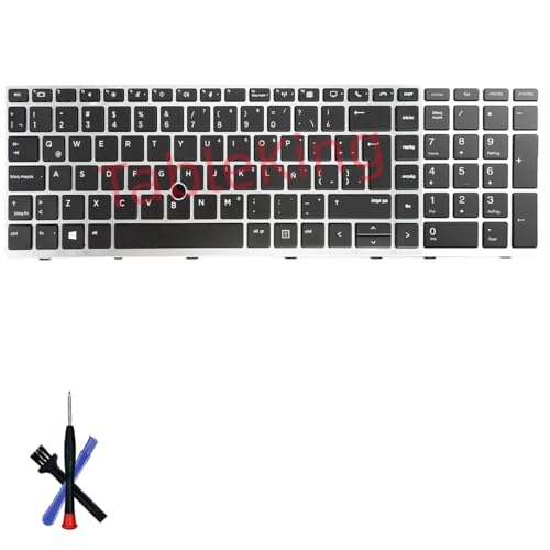 Clavier rétroéclairé HP EliteBook 850 G6 avec touches lumineuses pour saisie nocturne