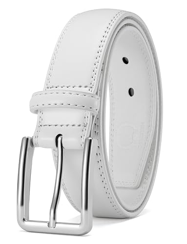 Image of CHAOREN Mens Belt Leather - 1 3 /8 inch Dress Belts for Men - Considerate Gift for Work Business Casual Jeans