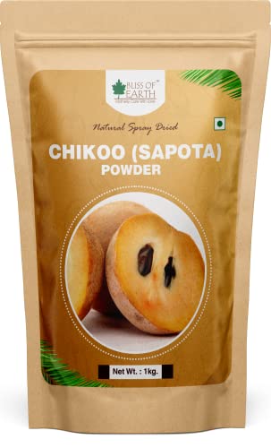 Bliss of Earth 1kg Chikoo (Sapota) Powder Natural Spray Dried