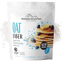 Oat Fiber 2.5 lb For Baking Low Carb and Keto, 0g Net Carbs, Keto Friendly, Essential for Low-Carb Bread, Gluten Free, Non-GMO, Ultra-Fine Powder