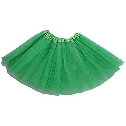 SPORTIA チュチュスカート 3重チュール カラフルパニエ レディース 13カラー グリーン