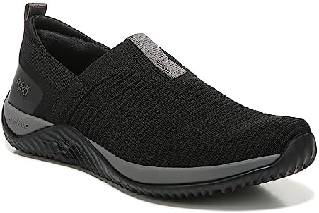 Ryka Women's Echo Knit Slip-On Sneaker Black/Grey 6 M | Image 3