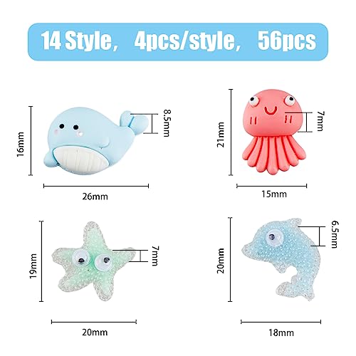 Breloques animaux marins pour customiser facilement vos objets plats - 3