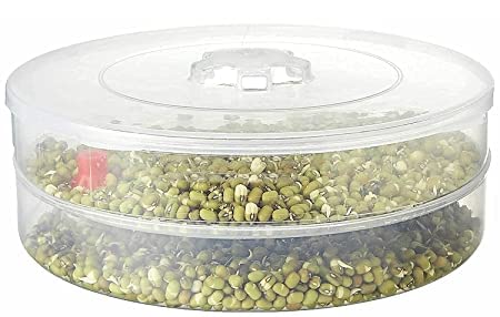 Harroberry Sprout Maker |Hygienic Sprout Maker Box with 2 Container | Organic Home Making Fresh Sprouts Beans for Living Healthy Life Sprout Maker 4 Bowl Sprout Maker for Home