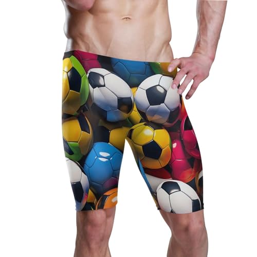 Football Soccer Men's Swim Jammers Racing & Training Swimsuit Fast, Flexible,Comfortable XXXL B0400172