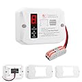Protectmeter RV Propane Gas Detector, RV Carbon Monoxide and Propane Detectors, 12V DC, 3 Brackets Compatible with All Other Brands, Flush & Surface Mount, White Color