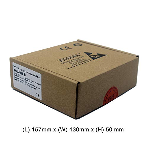 Image of FEITA ESD Wrist Strap Online Monitor 518-2 Dual Constant Anti Static Wristband Alarm Tester Workstation Instrument