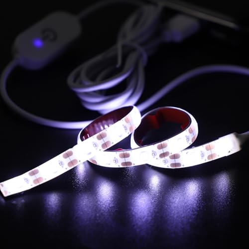 Tira de luz LED blanca OSALADI para máquina de coser miniatura 4