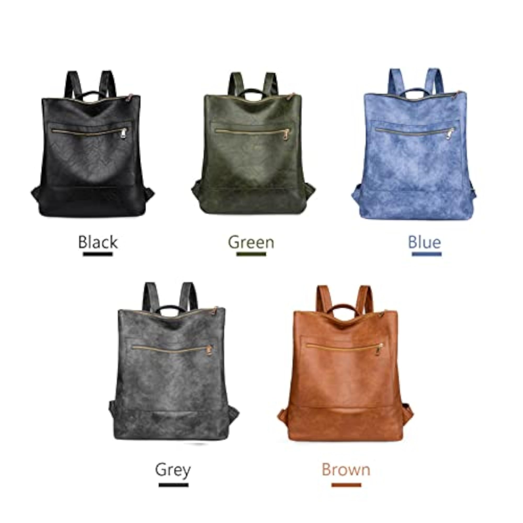Women Vintage PU Backpack