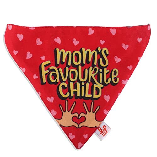 Lana Paws Mom's Adjustable Favourite Child Comfortable Dog Bandana/Scarf/Gifts (Red) Lana Paws Mom's Adjustable Favourite Child Comfortable Dog Bandana/Scarf/Gifts (Red)