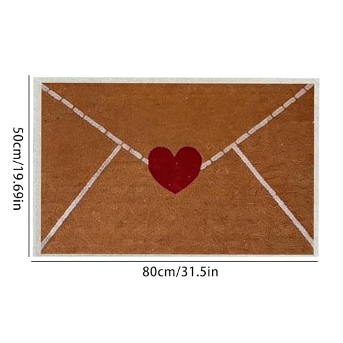 Tapis Saint-Valentin paillasson extérieur maison et balcon