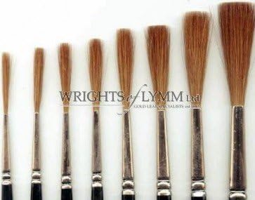 Pure Sable Chisel Writer Long Length Set Of 8 Brushes