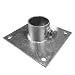 Multinautic Galvanized Steel Base Plate 6”x6”