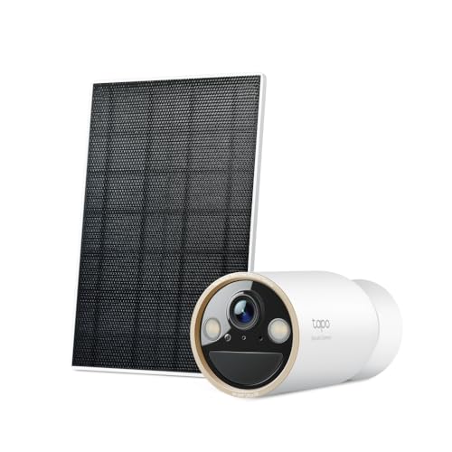 Tapo C460 Kit 4K 8MP Batería Solar Cámara de Seguridad para Exteriores inalámbrica, CCTV, Ultra HD, sin Tarifa mensual, detección de IA, conversación bidireccional, IP66, visión Nocturna a Color