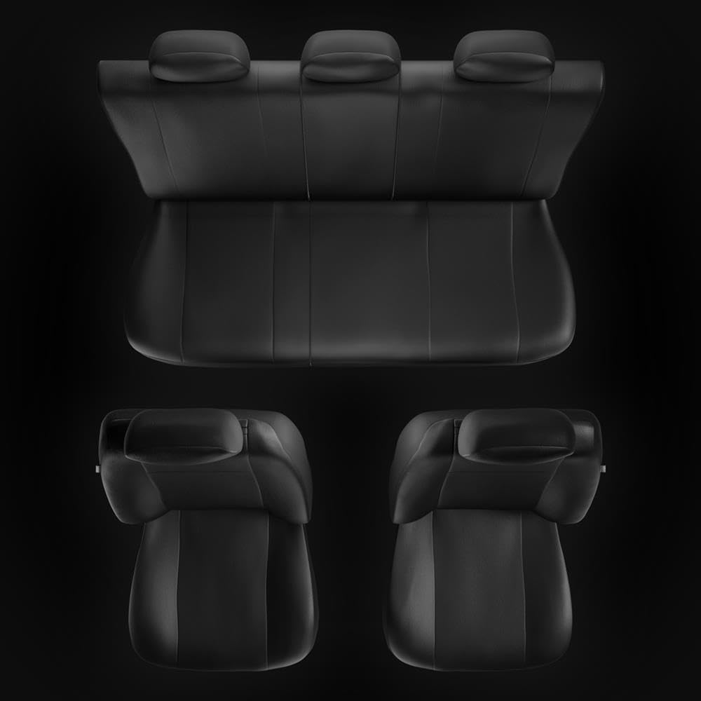 Mossa Coprisedili Per Kia Picanto I, II, III (2004- ) - Set Completo In Tessuto Airmesh, Compatibile Airbag