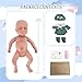 SOFTMARY Lifelike Reborn Baby Dolls - 12-inch Full Silicone Newborn, Real Life Baby Dolls with Realistic Veins & Sleeping Pose - Real Baby Reborn Gift Set for Kids Age 3+