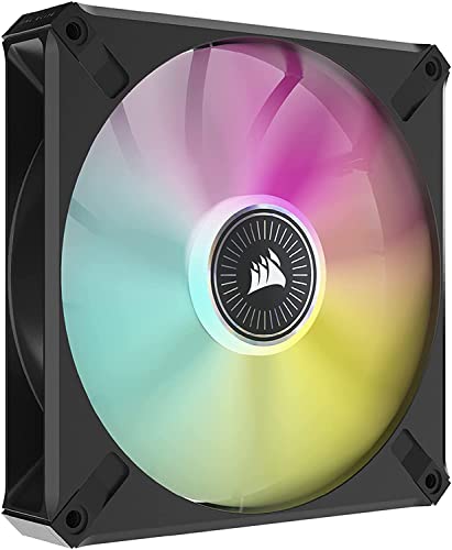 Image of CORSAIR ML140 RGB Elite, 140mm Magnetic Levitation RGB Fan with AirGuide, Single Pack