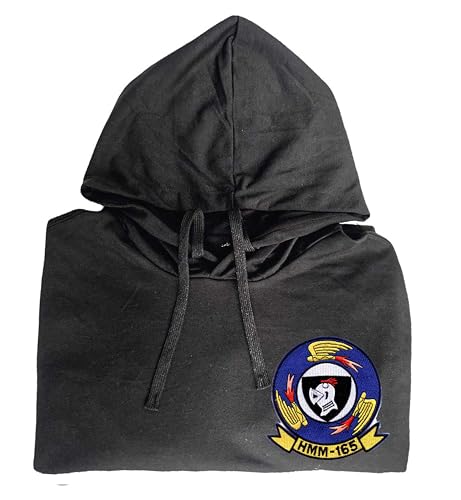 Hmm 165 medium helicopter squadron embroidered shirt Black