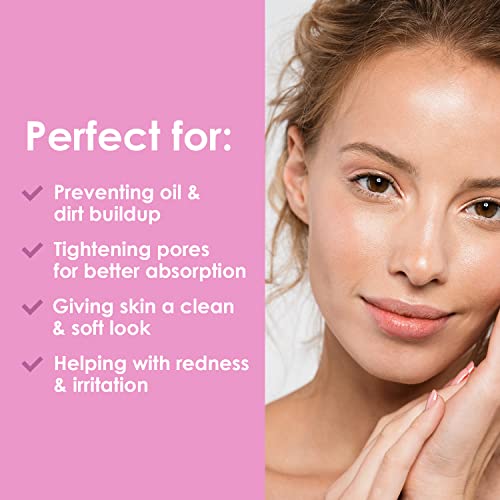 Rose Water Toner For Face & Hair - Moroccan Rose Petal Water For Face Without Dyes Or Alcohol | Hydrates & Freshens Dry Skin | Vegan & Cruelty Free (4 Fl.oz./120 Ml) #TOP3