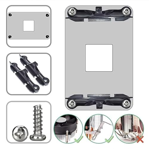 Image of CPU Heatsink Bracket Stand Base for AM4, AM4 Bracket, AM4 Backplate Replacement, Compatible with AMD AM4 Motherboards, DIY PC Builds, IT Professionals