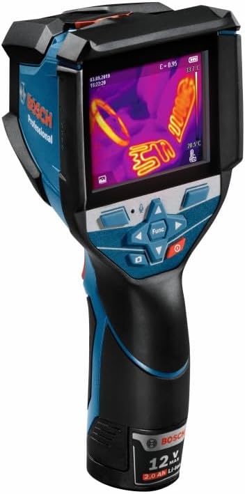 Bosch GTC600C 12V Max Connected Thermal Camera - 256x192 IR Resolution, WiFi App, -4°F to 1112°F Range