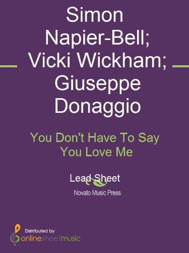 You Don't Have To Say You Love Me (English