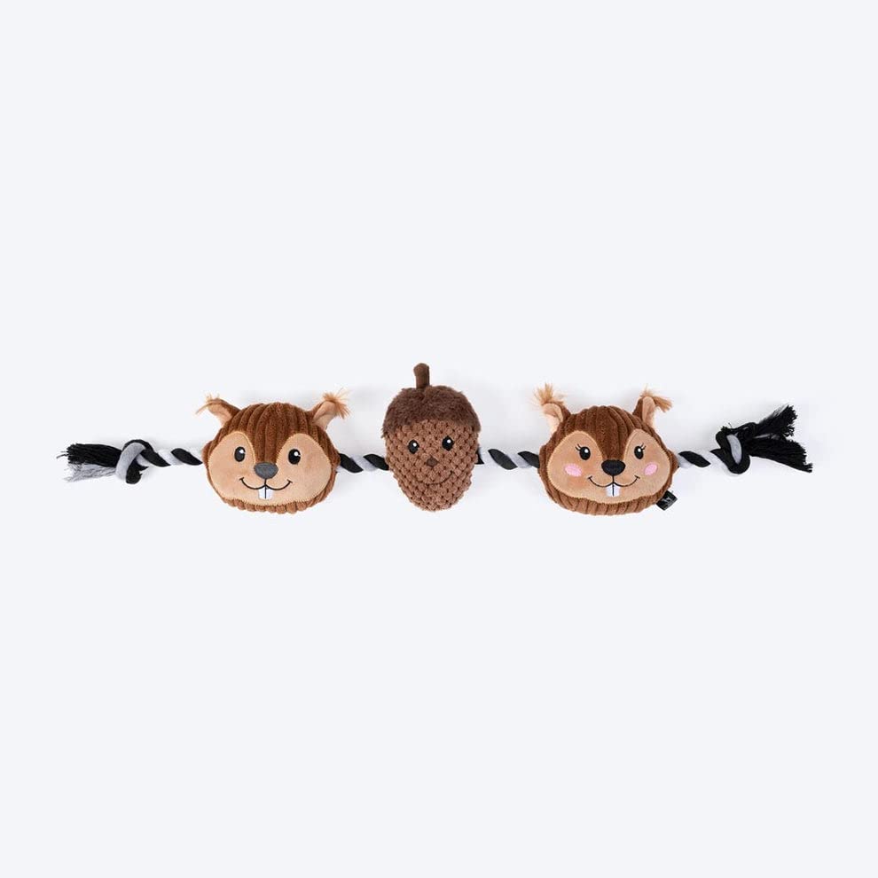 Heads Up For Tails HUFT Chip Squirrel Rope Dog Toy - Brown (B0BWFGZJ1G) Amazon Price History, Amazon Price Tracker