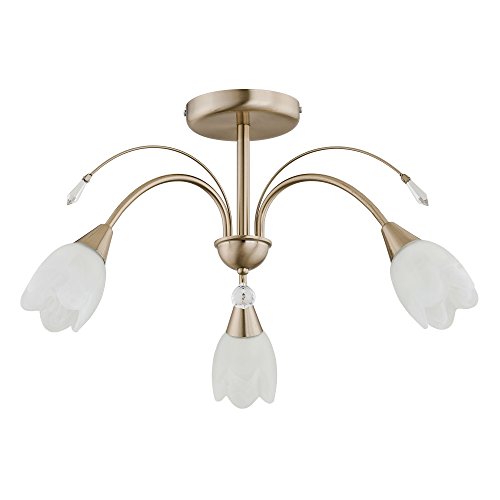 Preisvergleich Produktbild Moderner Deckenlampe 3x40W / E14 BASTER 22803 Alfa