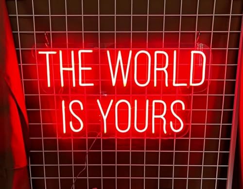 Image of LED Neon Sign Night Light for Wall Party Decor Bedroom Room Bar Wedding Home Birthday Art Decoration Christmas with USB Chain Light modulator 5v 16.5 inch*9.1 inch