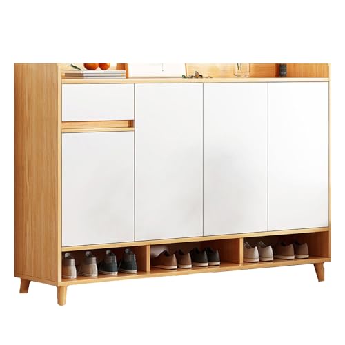 シューズキャビネット 靴箱 シューズラック 下駄箱 5段 幅90/106/120/140cm 木製ラック 玄関 棚 靴 箱 収納 鞋架 鞋? 下駄箱 大容量 靴箱 玄関 玄関 ラック 下駄箱 おしゃれ 木製下駄箱 おしゃれ 省スペース シューズボックス 玄