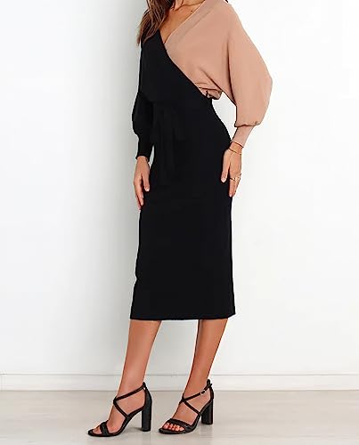 Carcuume Women's Strappy Heels 4-inch Chunky Block Heel Open Toe Ankle Strap Comfortable Party Wedding Shoes2